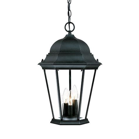 black outdoor hanging lanterns